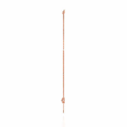 Cosmos Silver Necklace - Rose Gold - Image 4