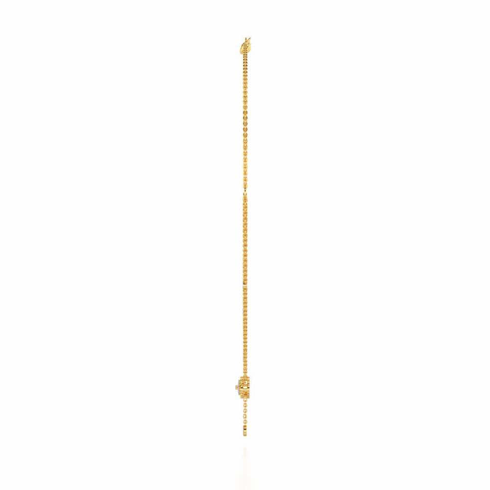 Cosmos Silver Necklace - Yellow Gold - Image 4
