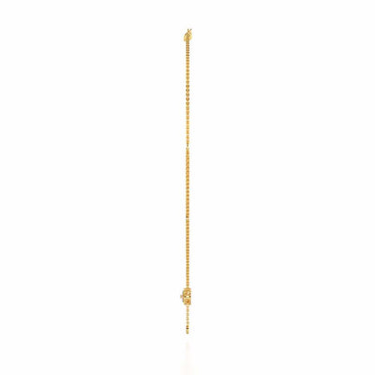 Cosmos Silver Necklace - Yellow Gold - Image 4
