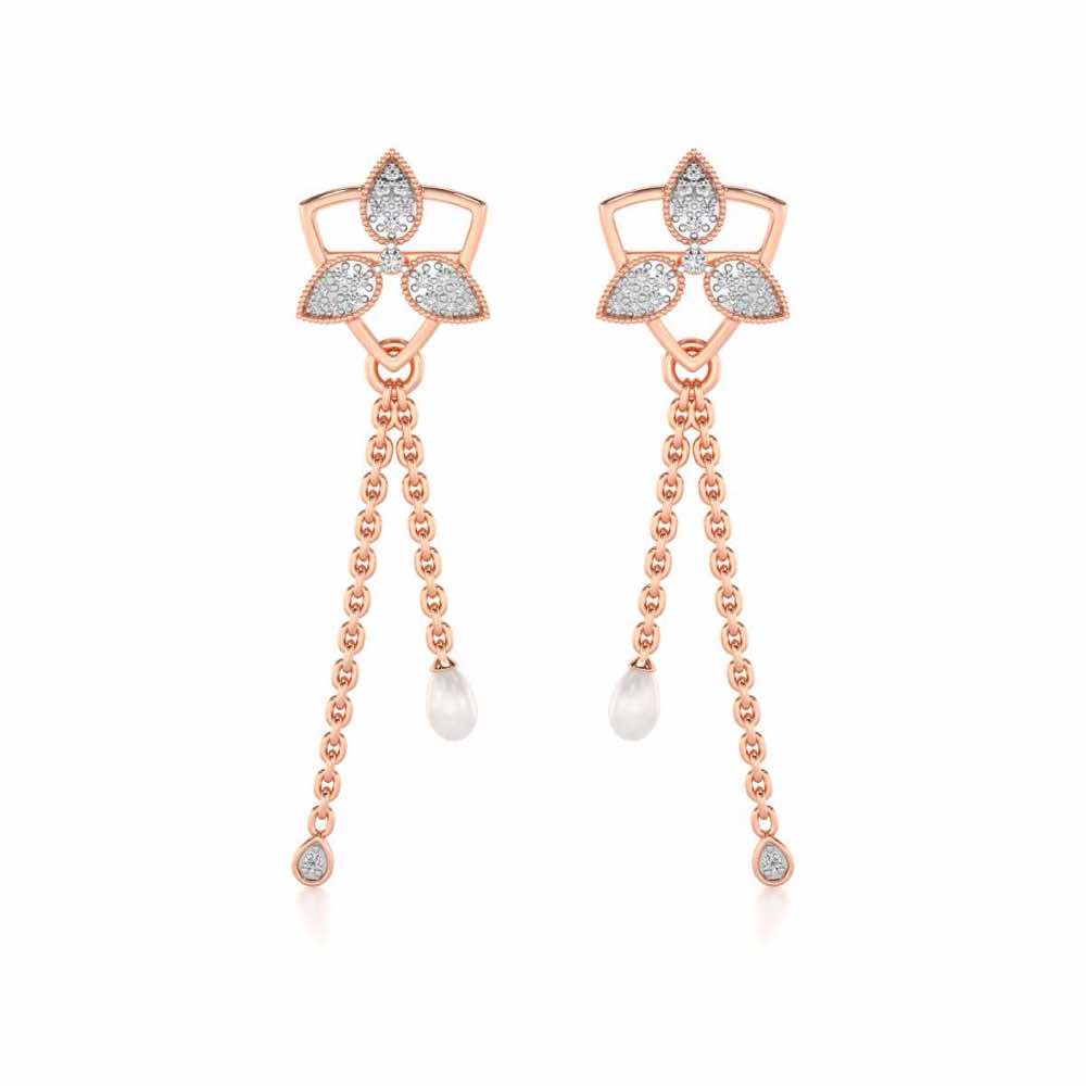 Cristy Silver Dangler Earrings