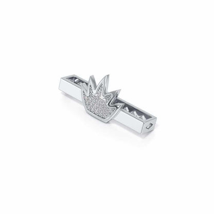 Crown Me Silver Watch Band - White Gold - Image 3