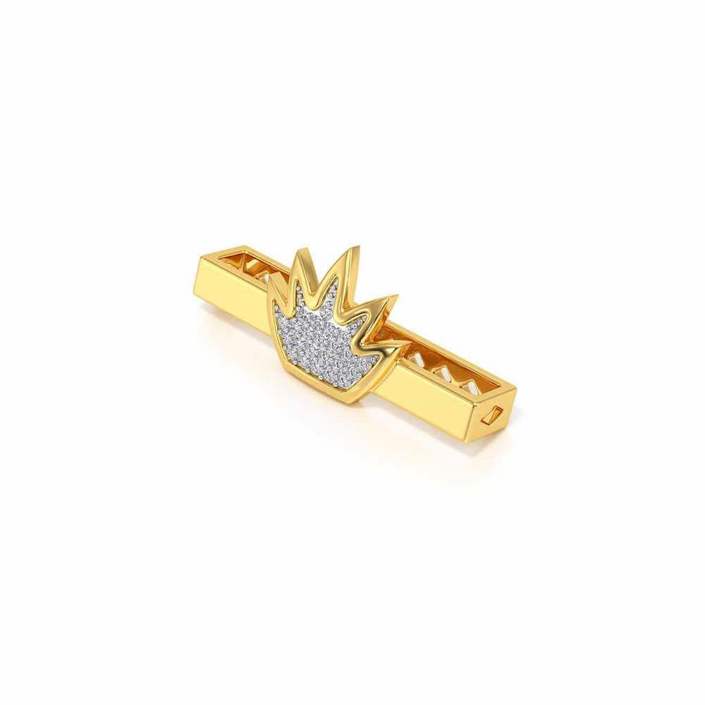 Crown Me Silver Watch Band - Yellow Gold - Image 3