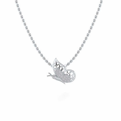 Curio Silver Pendant - White Gold - Image 2