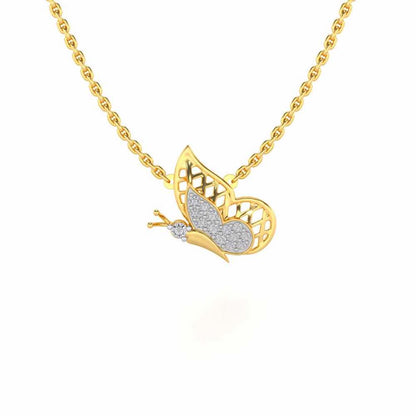 Curio Silver Pendant - Yellow Gold - Image 1