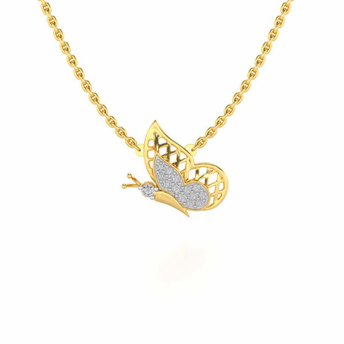 Curio Silver Pendant - Yellow Gold - Image 1