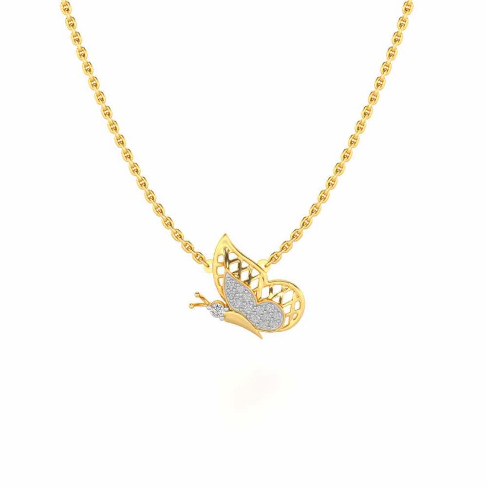 Curio Silver Pendant - Yellow Gold - Image 2