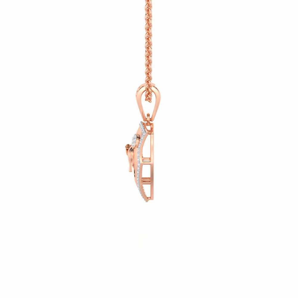 Cuteness Silver Pendant - Rose Gold - Image 4