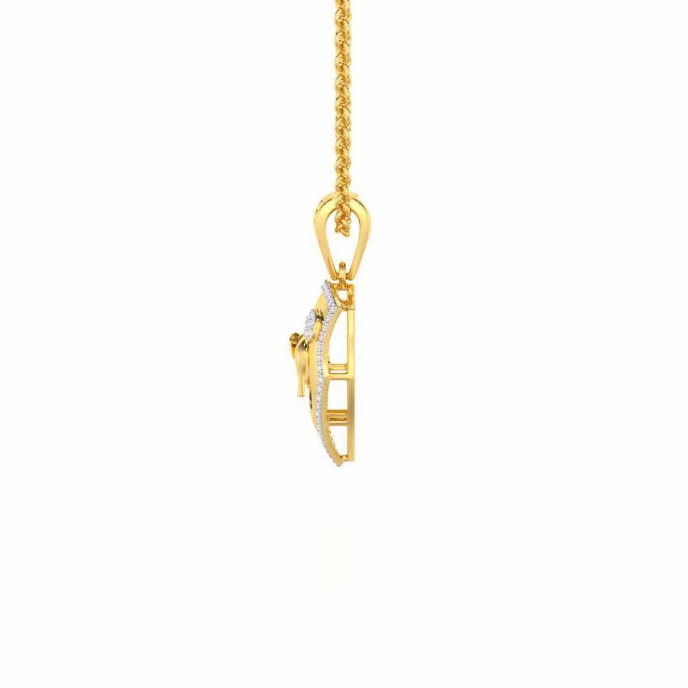 Cuteness Silver Pendant - Yellow Gold - Image 4
