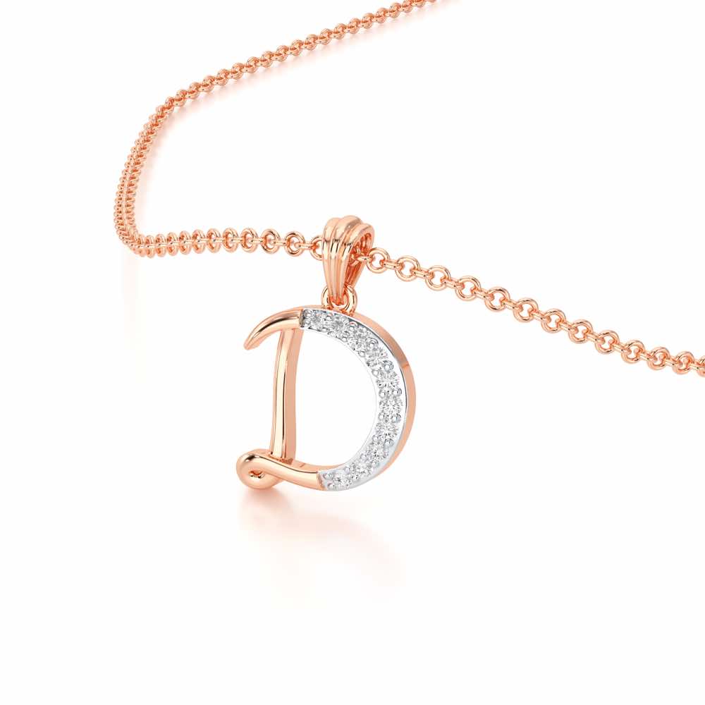D-Luke Silver Pendant - Rose Gold - Image 2