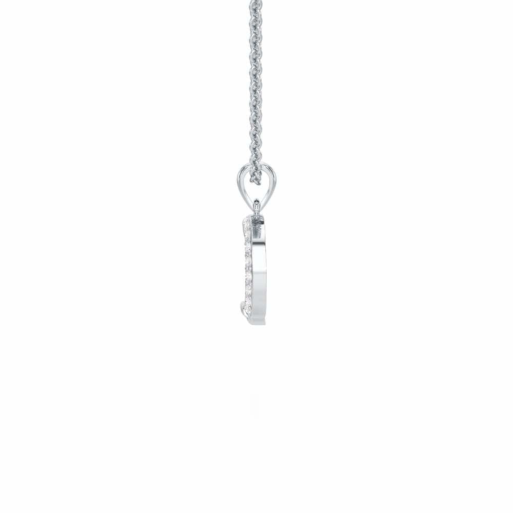 D-Luke Silver Pendant - White Gold - Image 3
