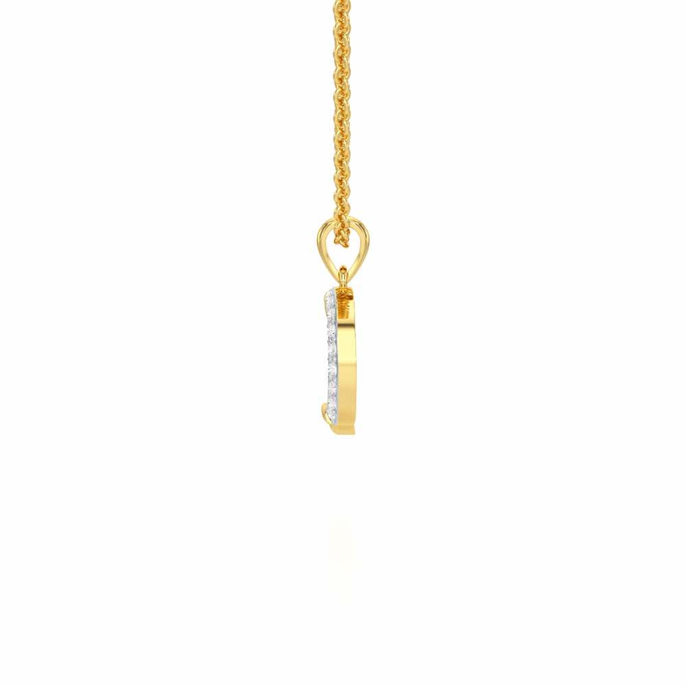 D-Luke Silver Pendant - Yellow Gold - Image 3