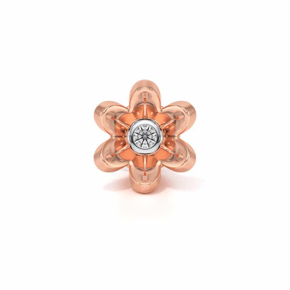 Daisy Silver Watch Pin - Rose Gold - Image 2