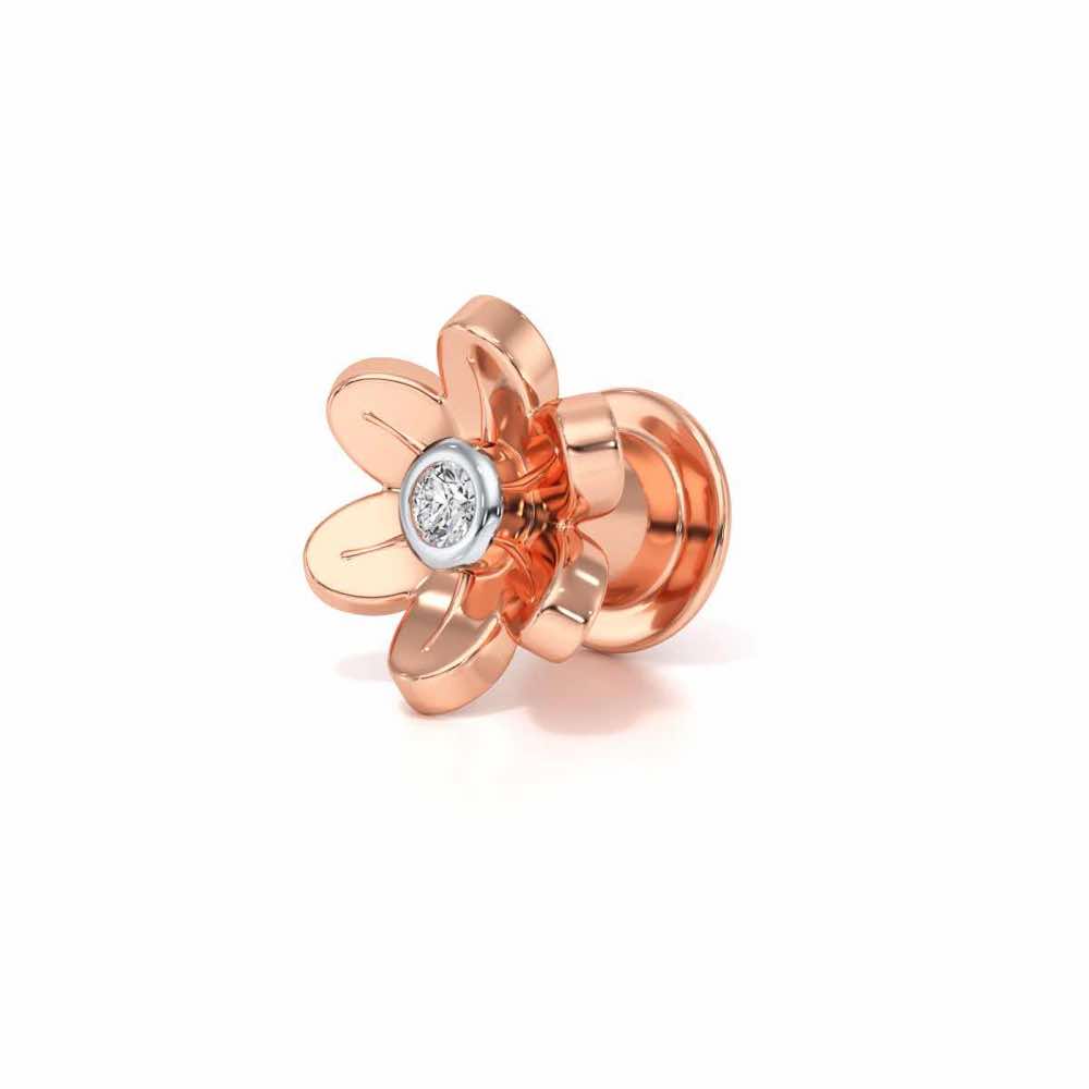 Daisy Silver Watch Pin - Rose Gold - Image 3