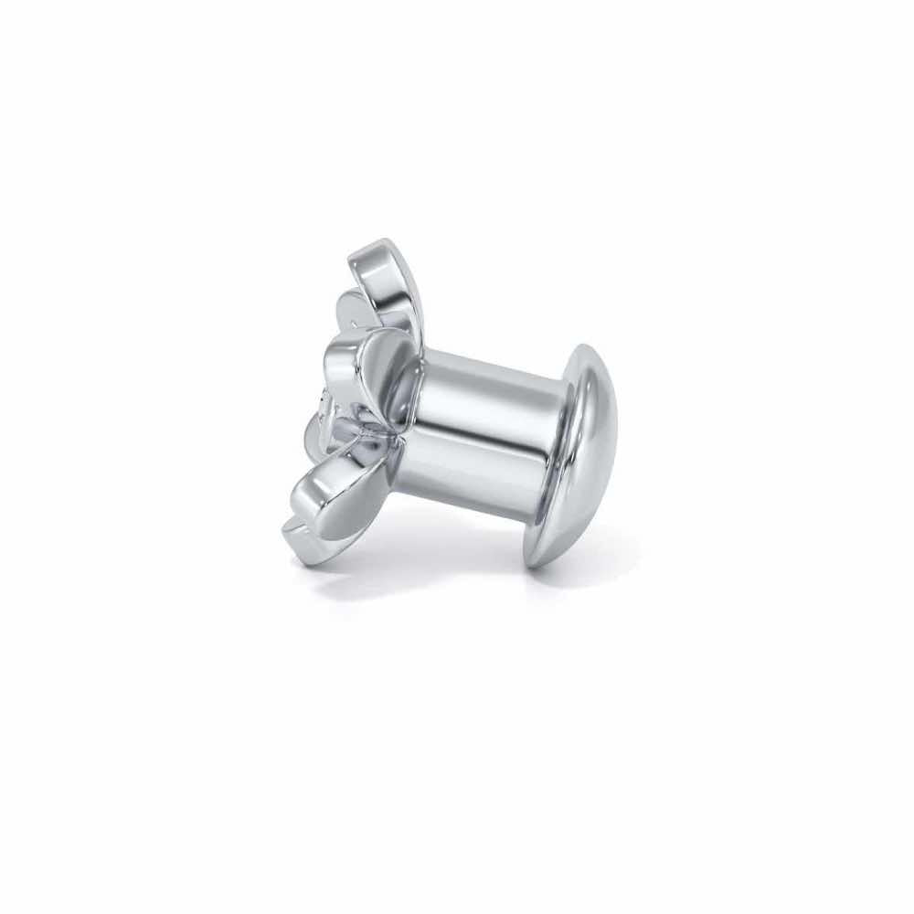 Daisy Silver Watch Pin - White Gold - Image 4