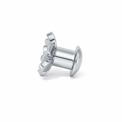 Daisy Silver Watch Pin - White Gold - Image 4