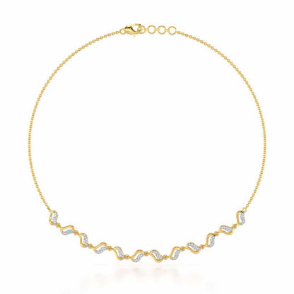 Dance Charms Silver Necklace - Yellow Gold - Image 2