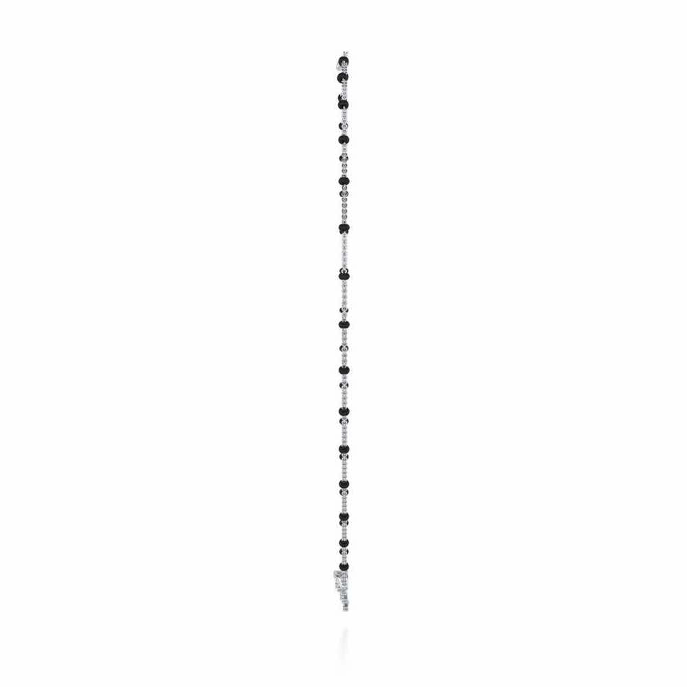 Dangle Moon Silver Mangalsutra - White Gold - Image 4
