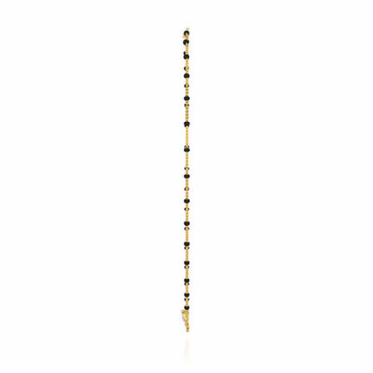 Dangle Moon Silver Mangalsutra - Yellow Gold - Image 4