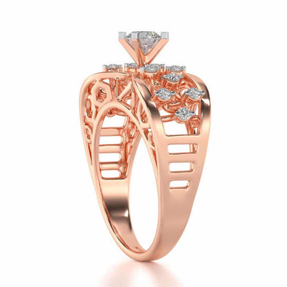 Danisha Solitaire Ring - Rose Gold - Image 3