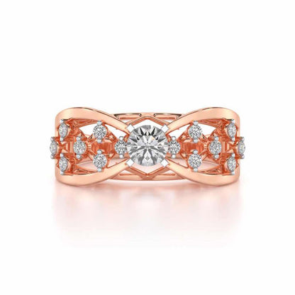 Danisha Solitaire Ring - Rose Gold - Image 4