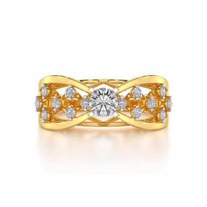 Danisha Solitaire Ring - Yellow Gold - Image 4
