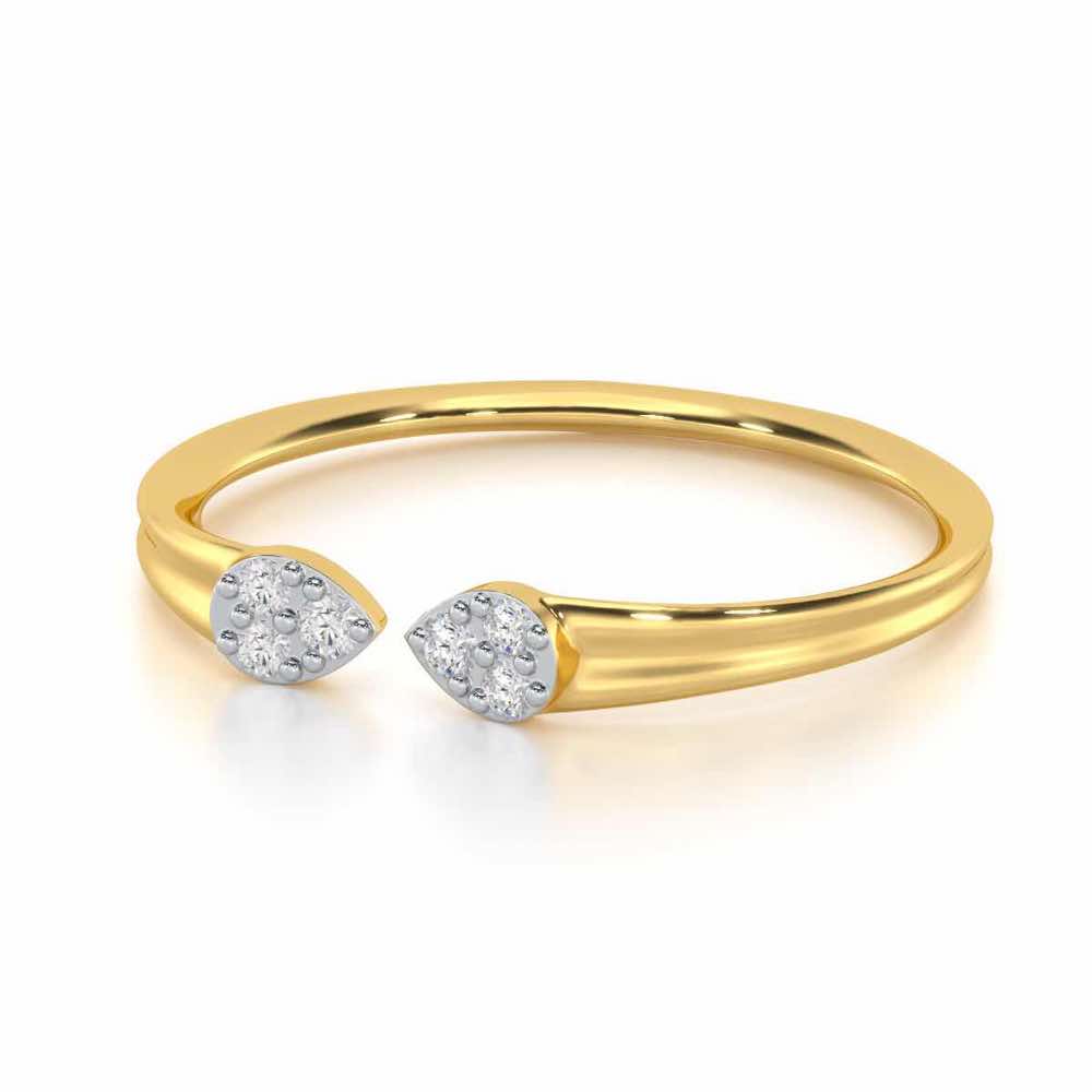 Dapper Glow Silver Ring - Yellow Gold - Image 2
