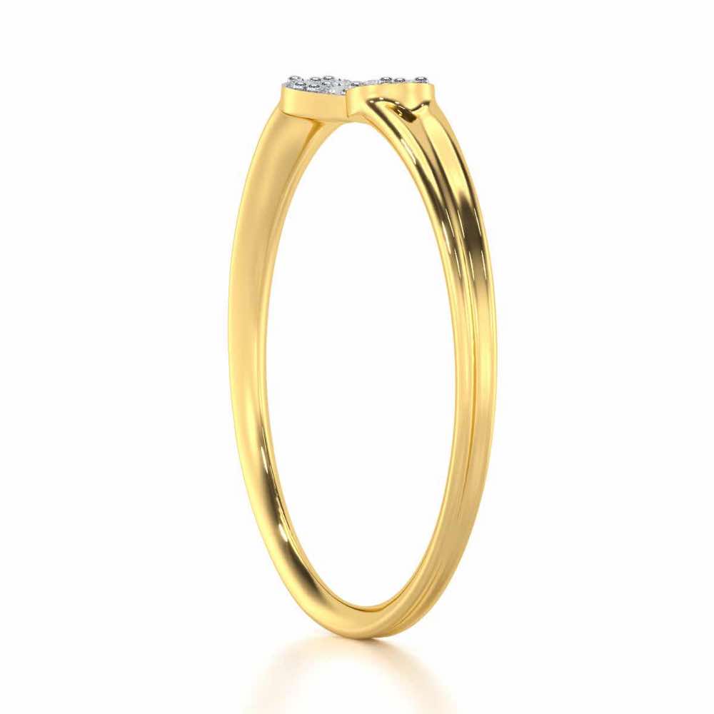 Dapper Glow Silver Ring - Yellow Gold - Image 3