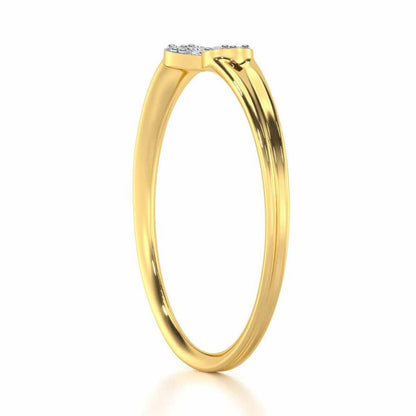 Dapper Glow Silver Ring - Yellow Gold - Image 3