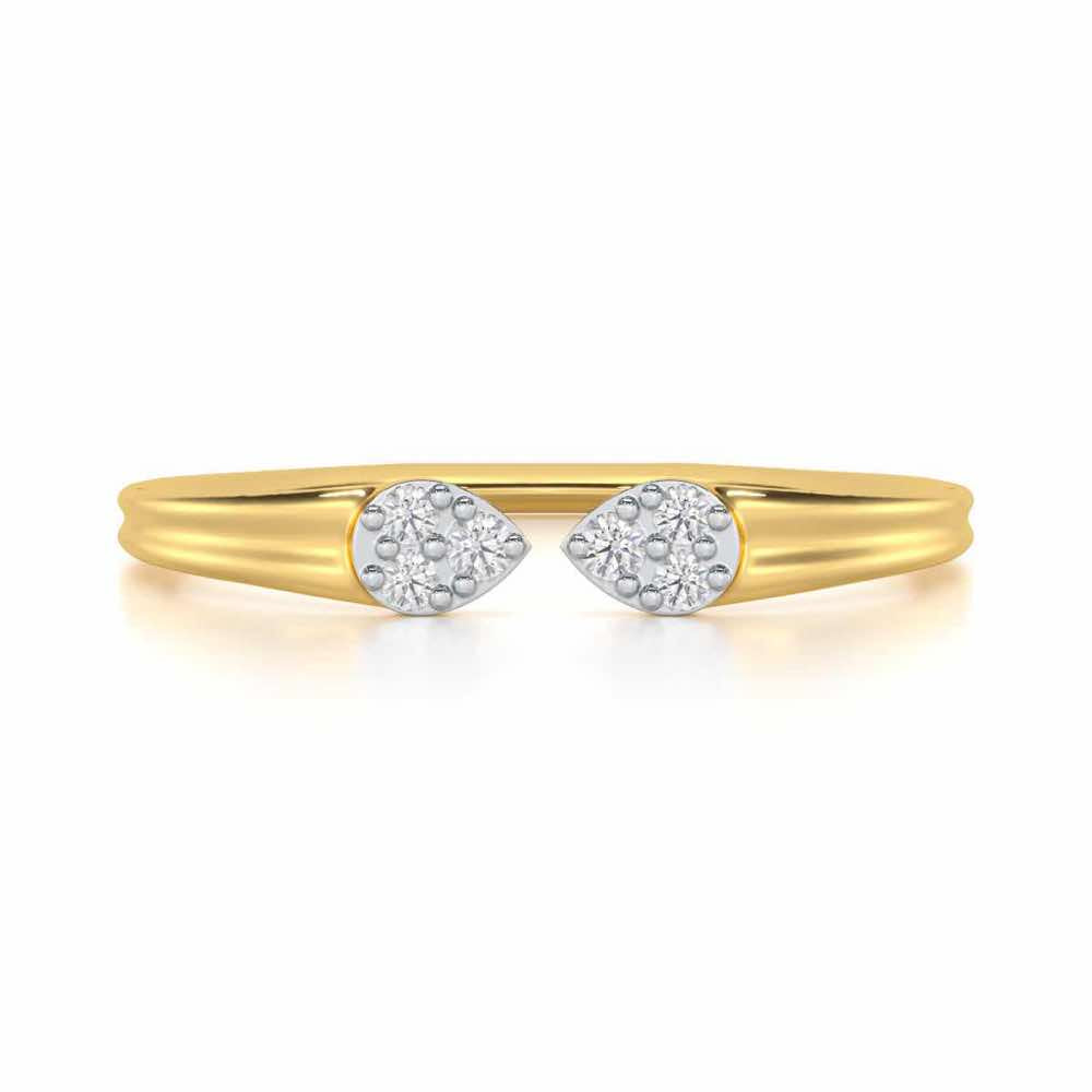 Dapper Glow Silver Ring - Yellow Gold - Image 4