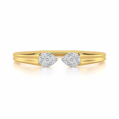 Dapper Glow Silver Ring - Yellow Gold - Image 4