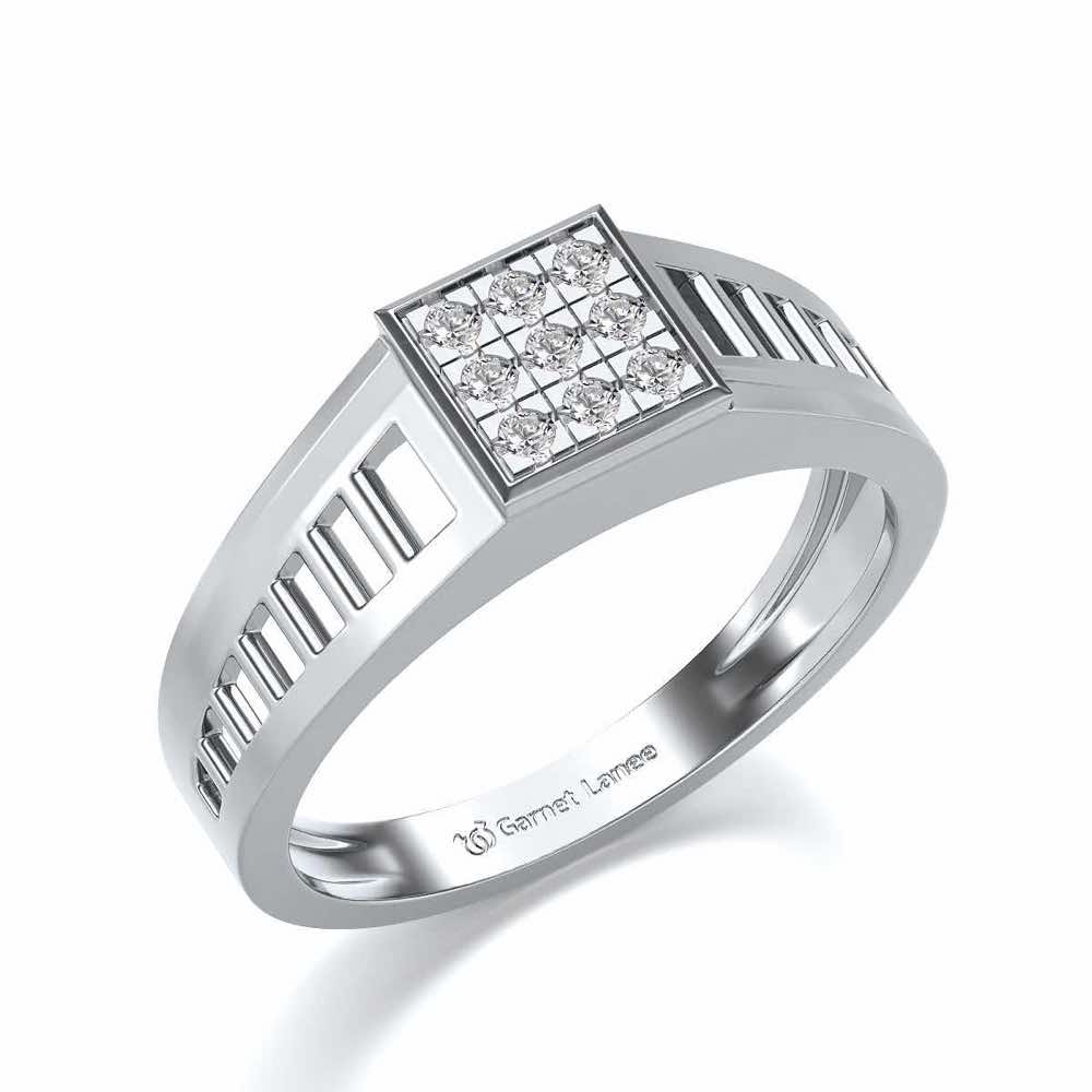 Dapper Ring For Men - White Gold - Image 1