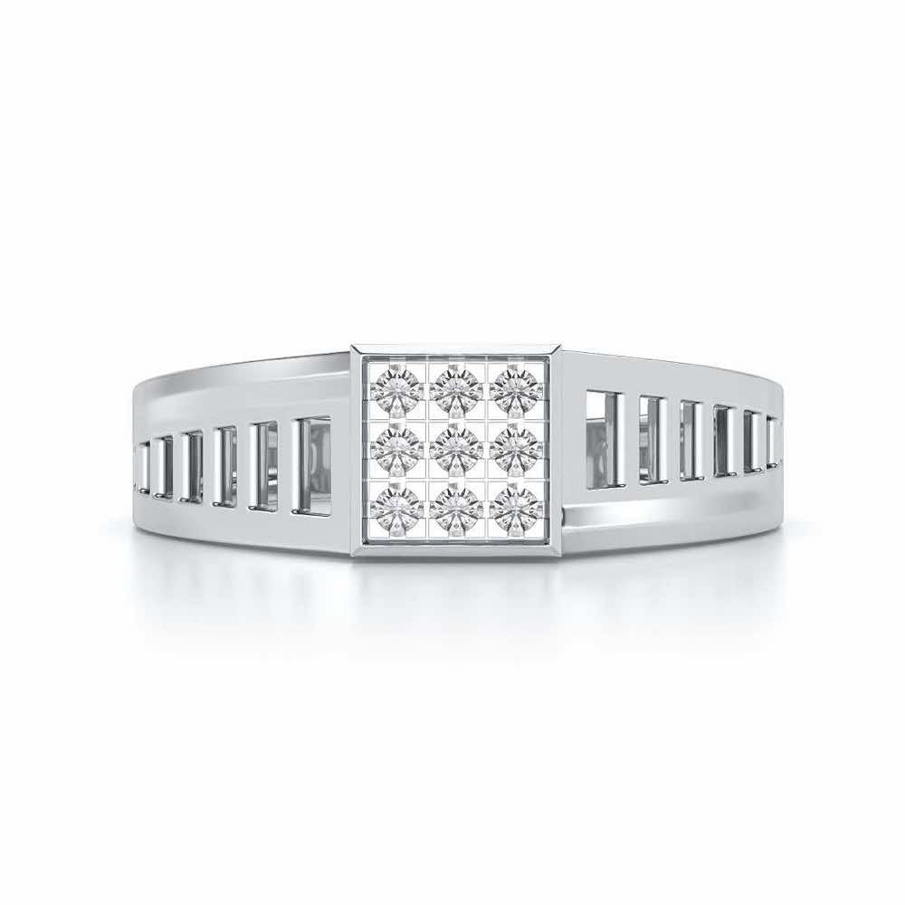 Dapper Ring For Men - White Gold - Image 4
