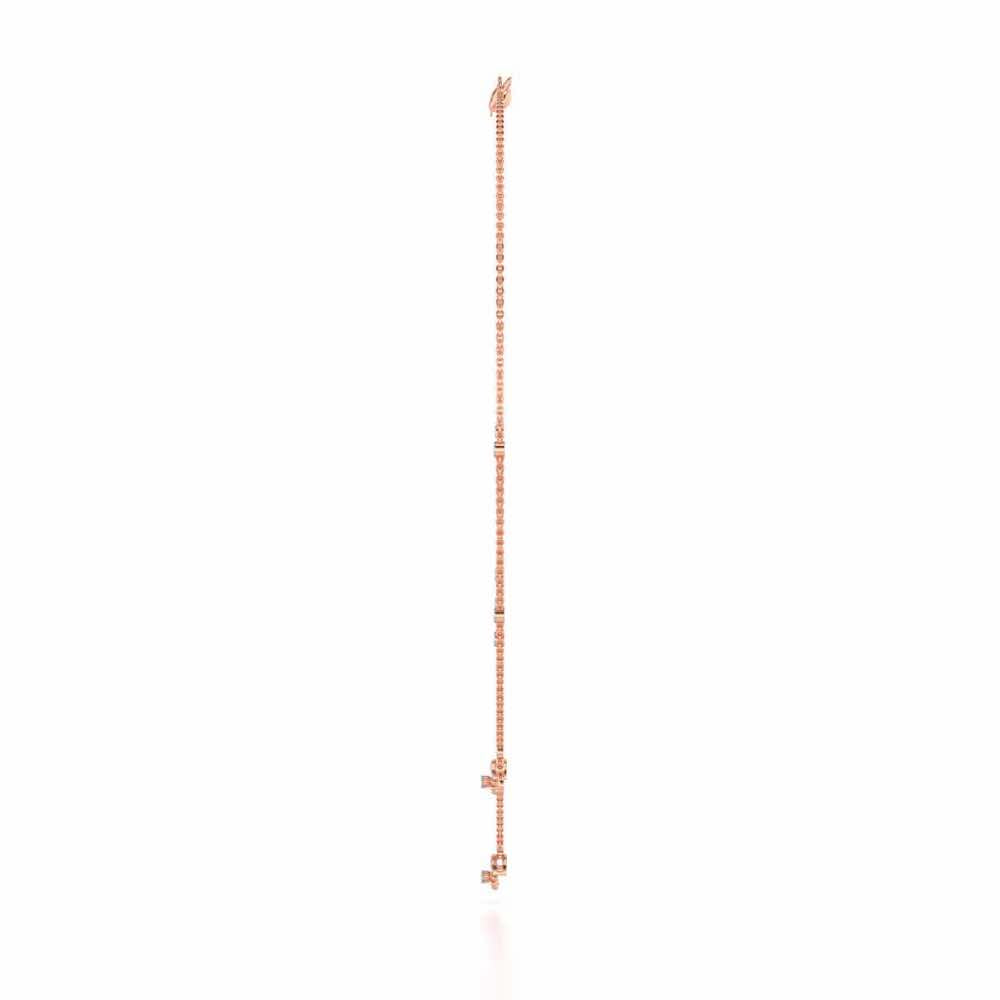 Daraksha Silver Necklace - Rose Gold - Image 4