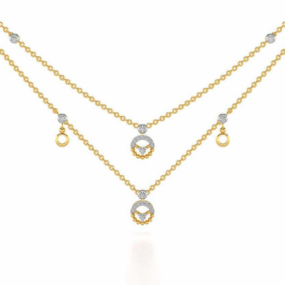 Daraksha Silver Necklace - Yellow Gold - Image 1