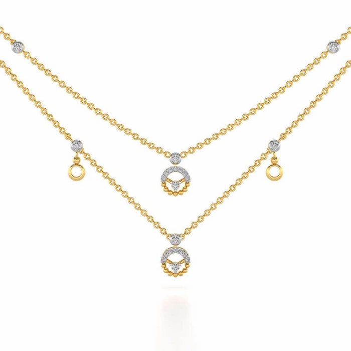 Daraksha Silver Necklace - Yellow Gold - Image 1
