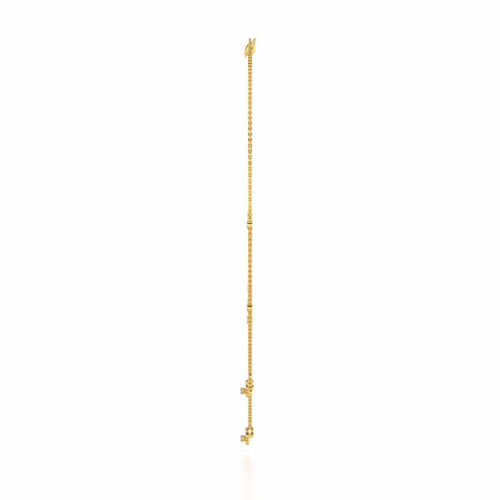 Daraksha Silver Necklace - Yellow Gold - Image 4