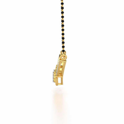 Datti Silver Mangalsutra - Yellow Gold - Image 4