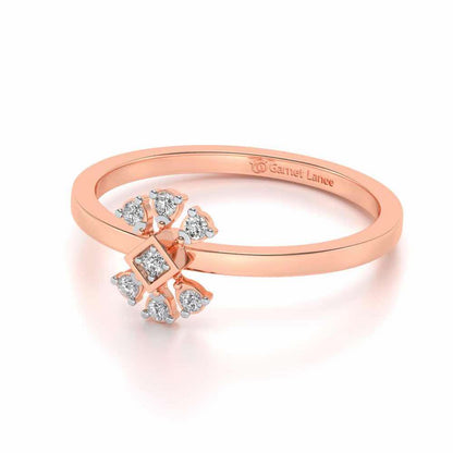 Dayati Silver Ring - Rose Gold - Image 2