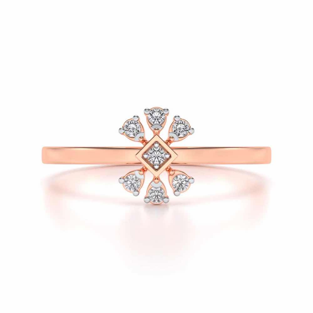 Dayati Silver Ring - Rose Gold - Image 4