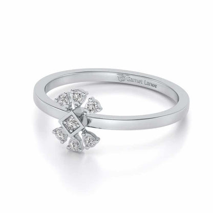 Dayati Silver Ring - White Gold - Image 2
