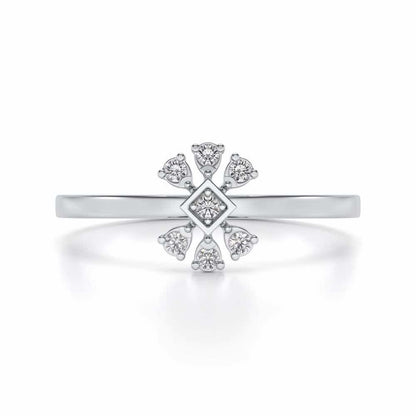 Dayati Silver Ring - White Gold - Image 4