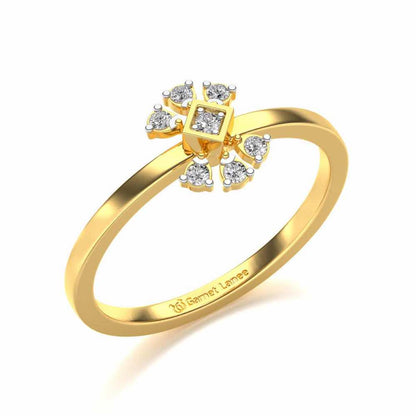 Dayati Silver Ring - Yellow Gold - Image 1