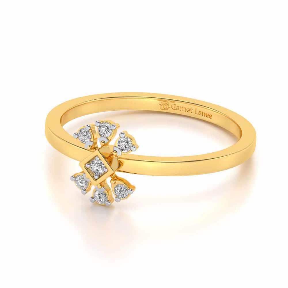 Dayati Silver Ring - Yellow Gold - Image 2