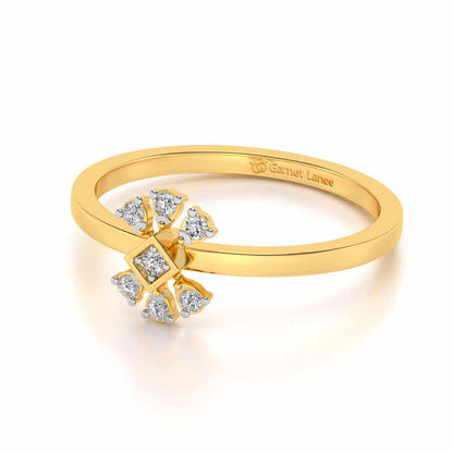 Dayati Silver Ring - Yellow Gold - Image 2