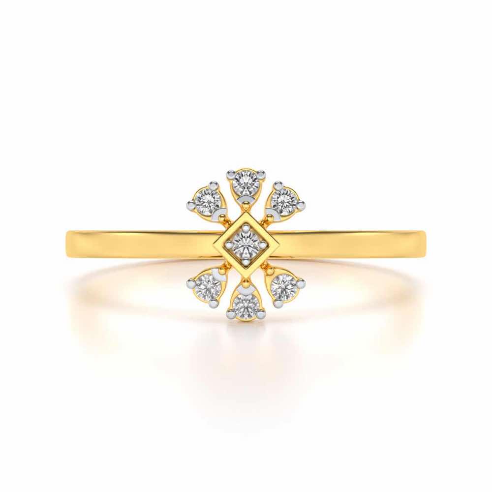 Dayati Silver Ring - Yellow Gold - Image 4