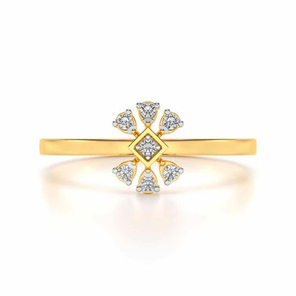 Dayati Silver Ring - Yellow Gold - Image 4