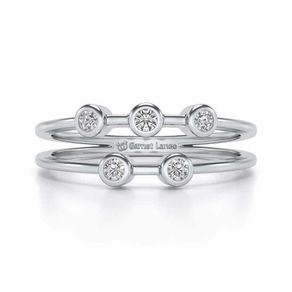 Dayita Silver Ring - White Gold - Image 4