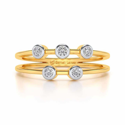 Dayita Silver Ring - Yellow Gold - Image 4