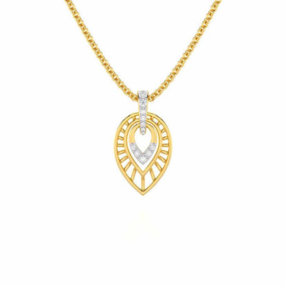 Dazzling Sunbeams Silver Pendant - Yellow Gold - Image 1