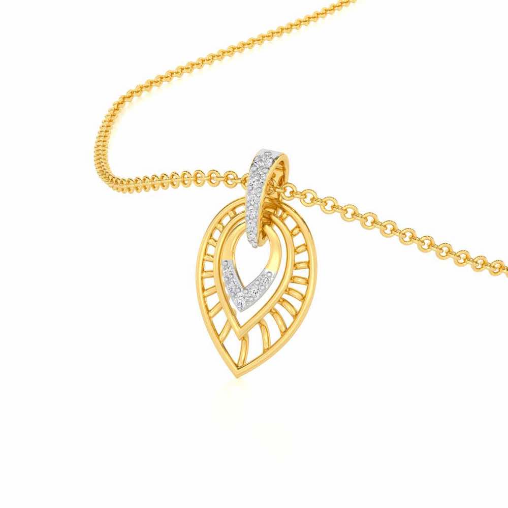 Dazzling Sunbeams Silver Pendant - Yellow Gold - Image 2